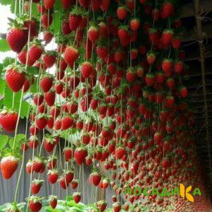 Клубника ампельная Анастасия купить по цене от 370р. в интернет-магазине «Посадика» с доставкой почтой в в Лысковое и по всей России – [изображение №1].